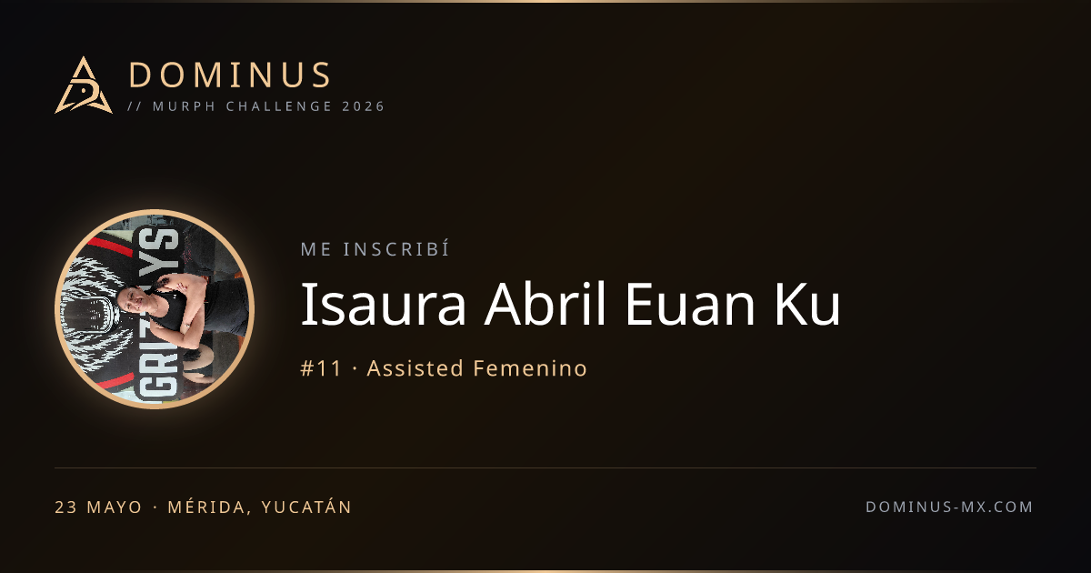 Share card de Isaura Abril Euan Ku
