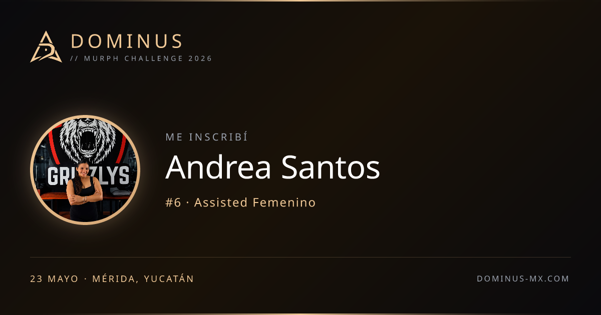 Share card de Andrea Santos