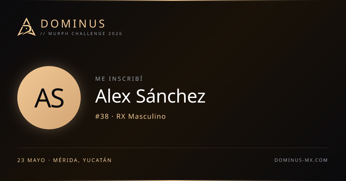 Share card de Alex Sánchez
