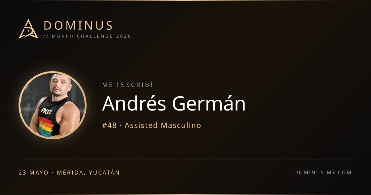 Share card de Andrés Germán