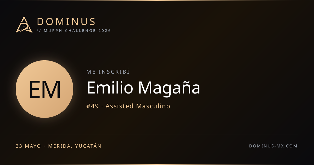 Share card de Emilio Magaña