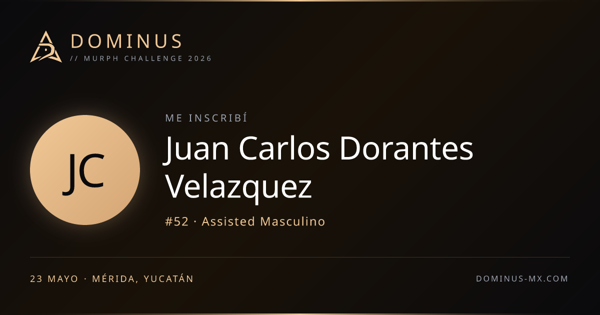 Share card de Juan Carlos Dorantes Velazquez