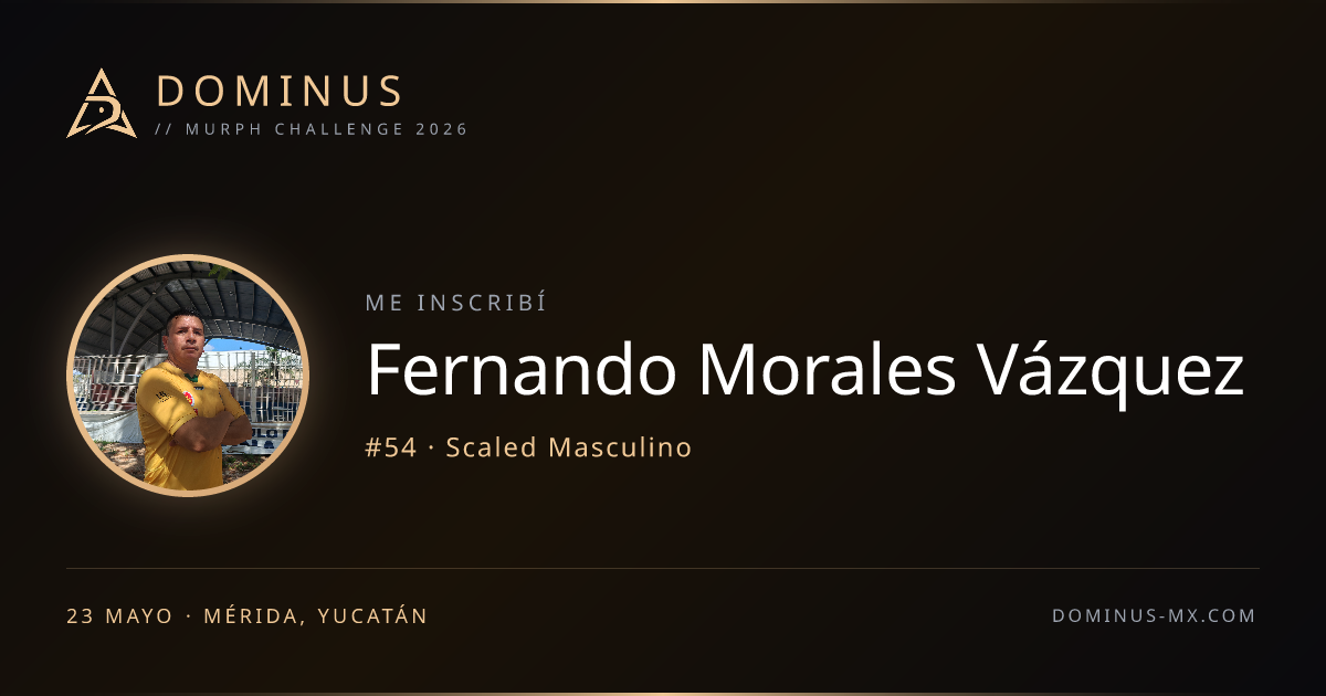 Share card de Fernando Morales Vázquez