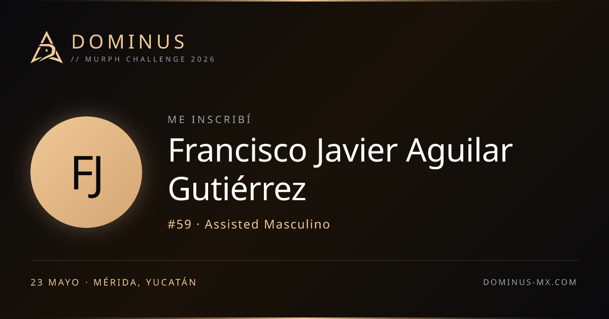 Share card de Francisco Javier Aguilar Gutiérrez