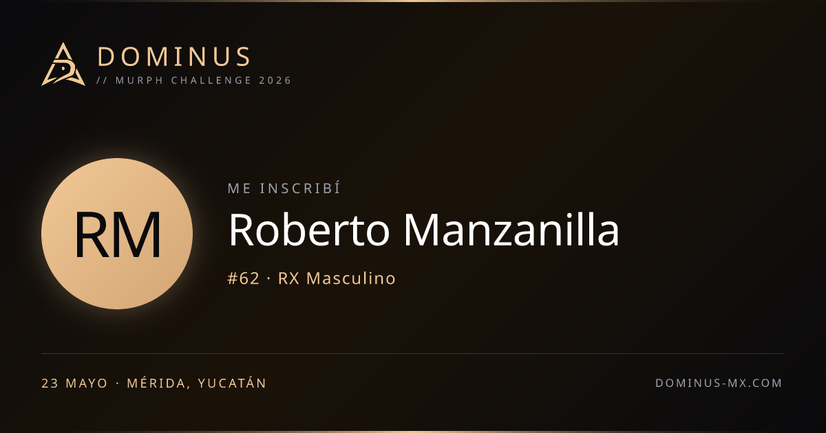 Share card de Roberto Manzanilla
